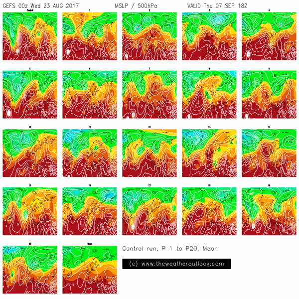 GEFS00z 500hPa postage stamps