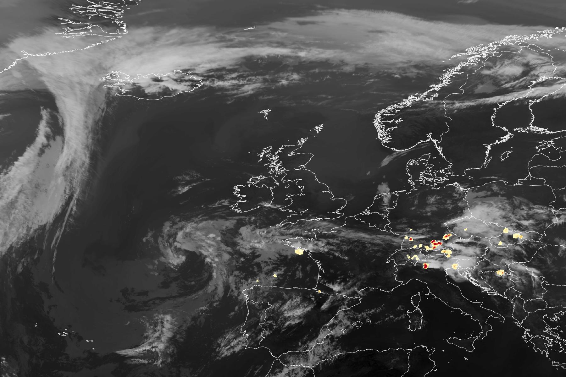 EUMETSAT satellite image