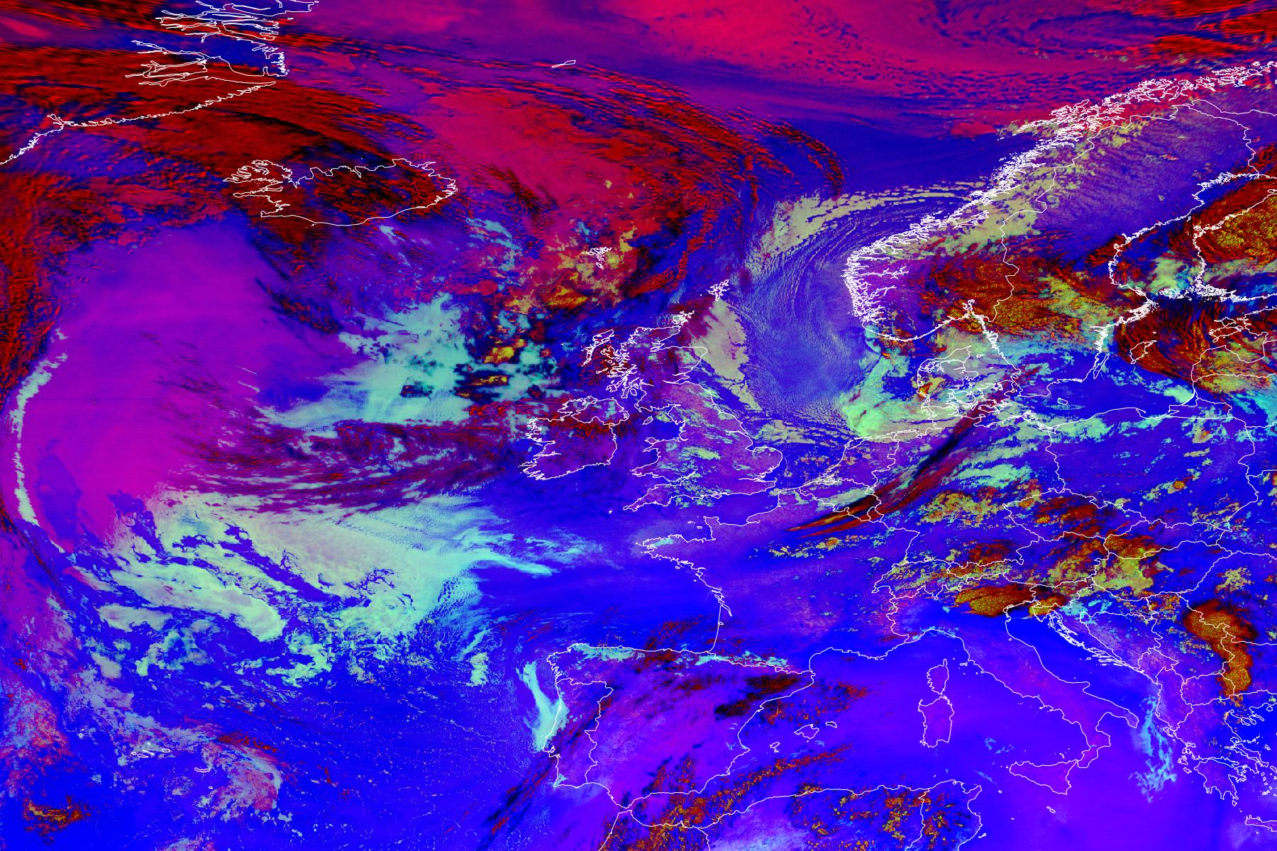 EUMETSAT satellite image