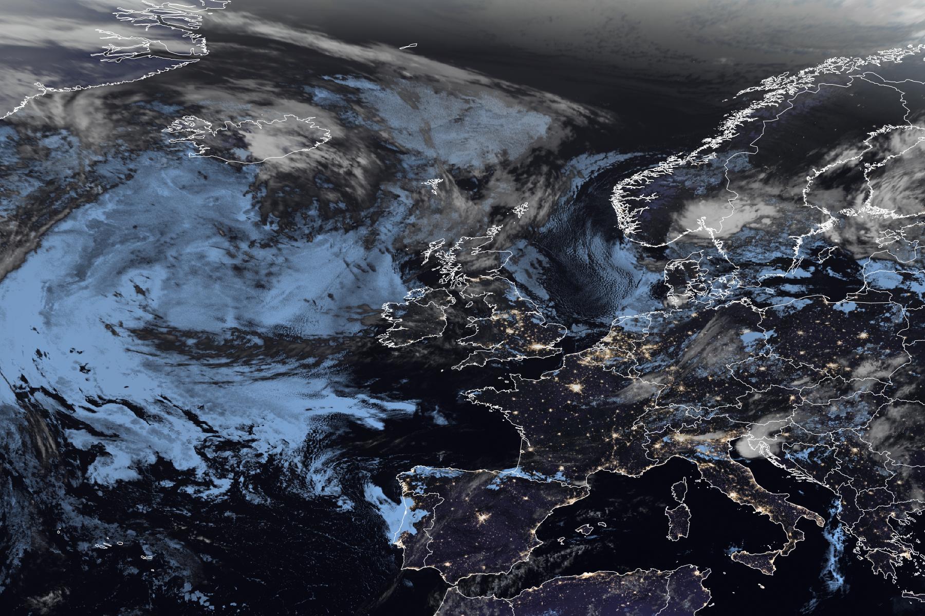 EUMETSAT satellite image
