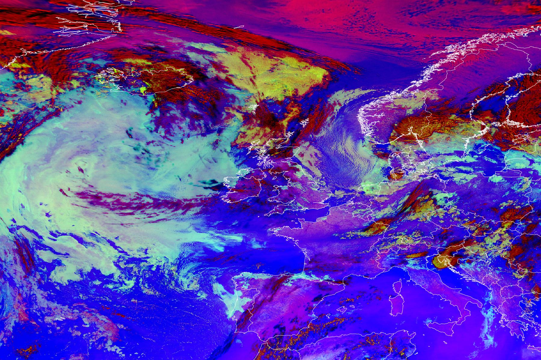 EUMETSAT satellite image
