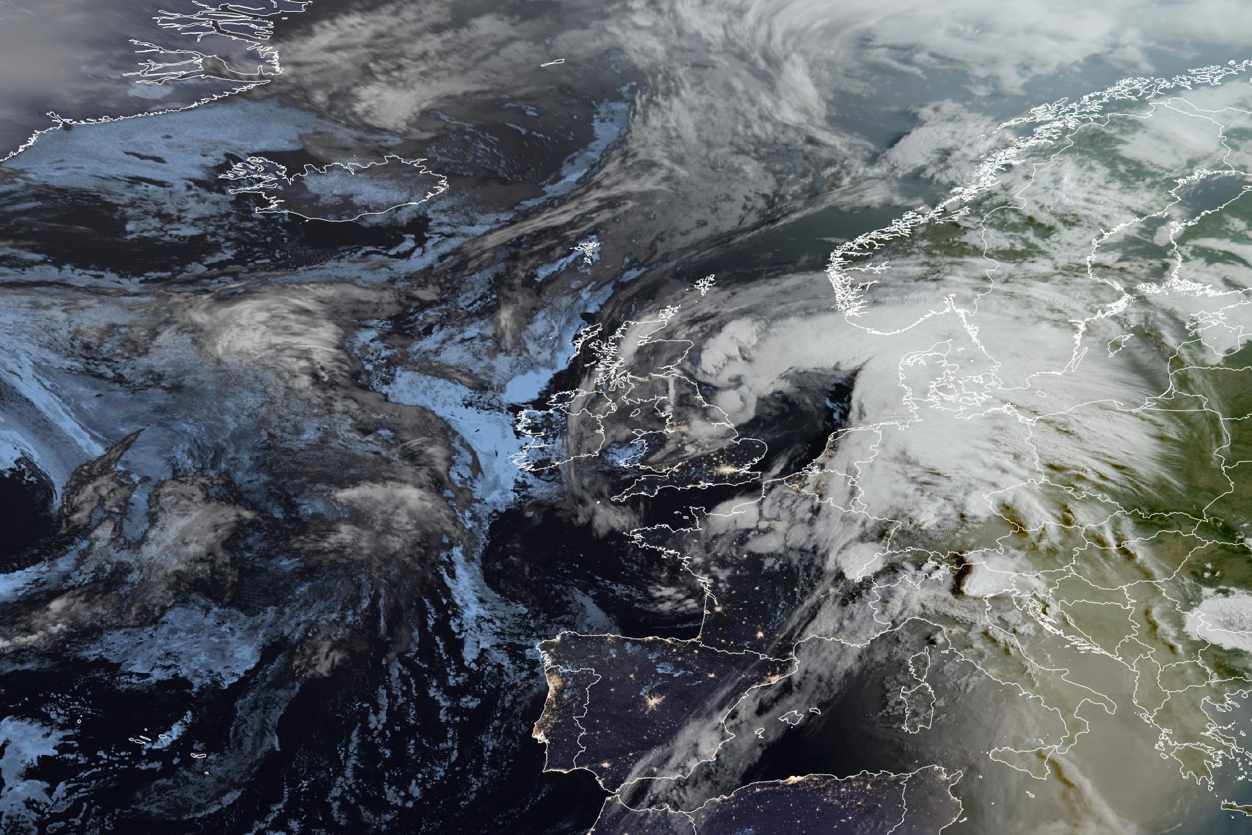 EUMETSAT satellite image