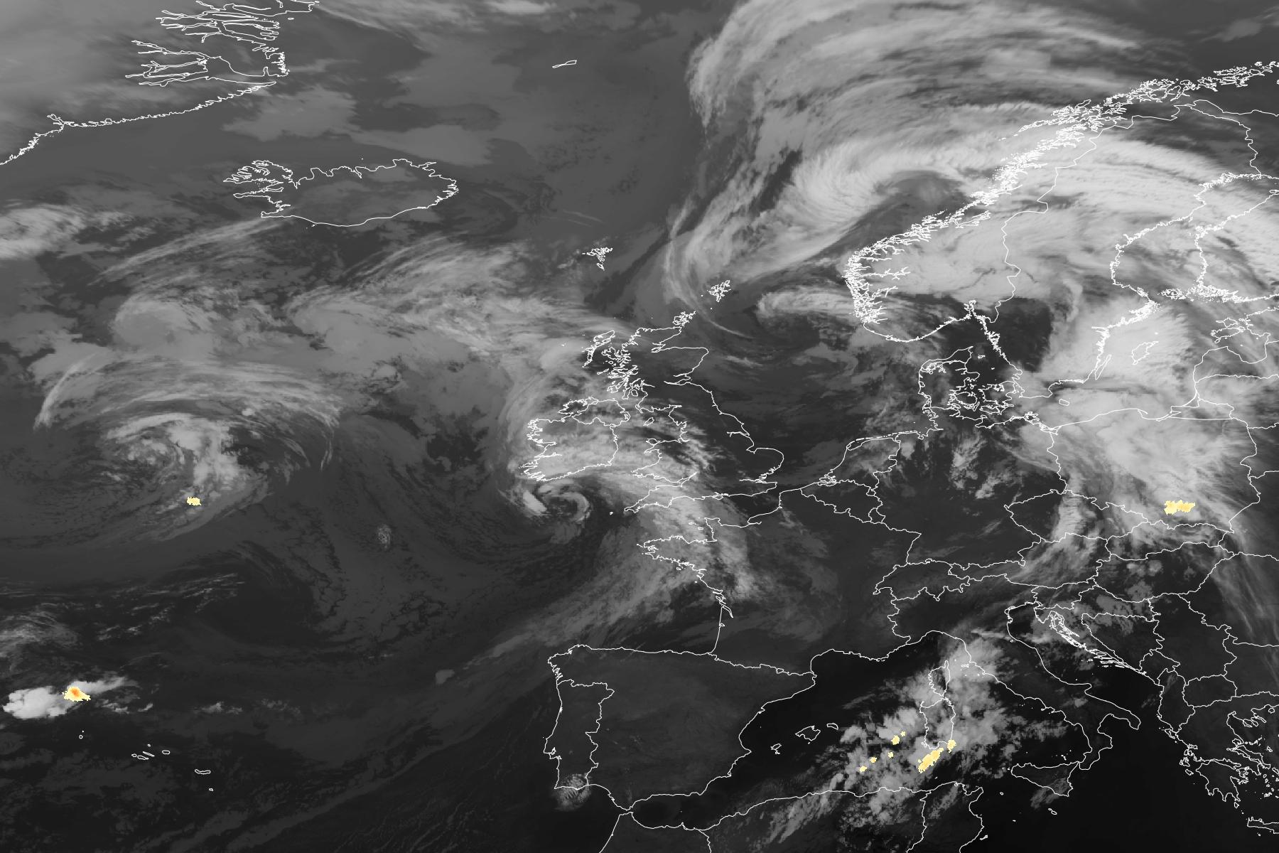 EUMETSAT satellite image