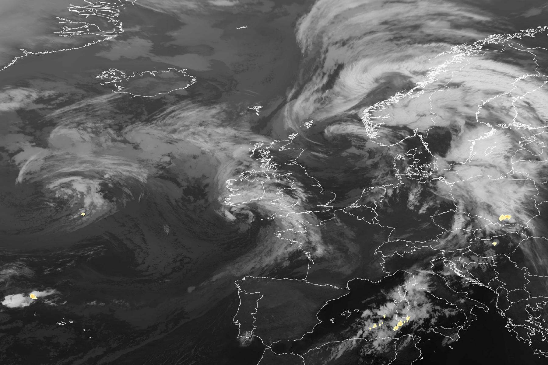 EUMETSAT satellite image