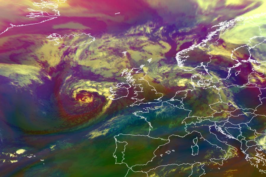 EUMETSAT satellite image