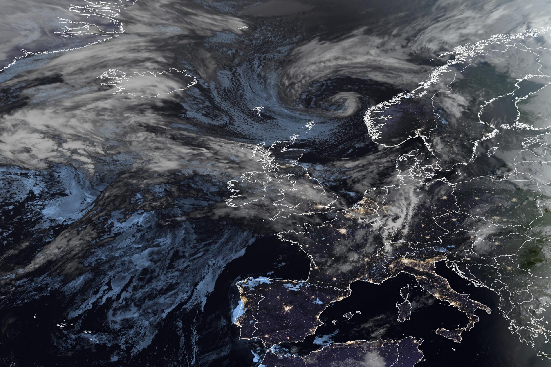 EUMETSAT satellite image