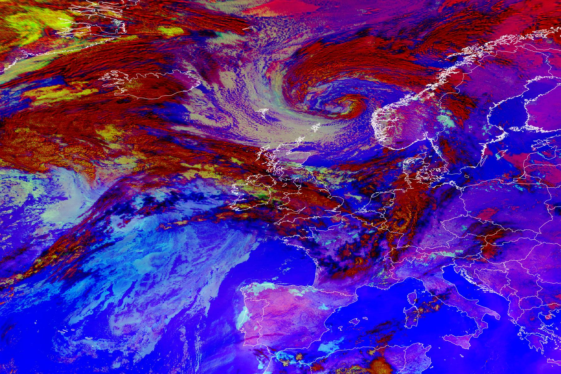 EUMETSAT satellite image