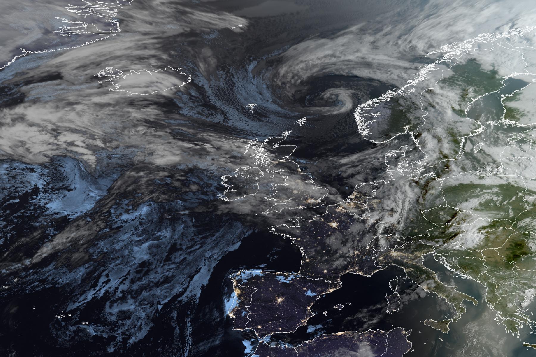 EUMETSAT satellite image