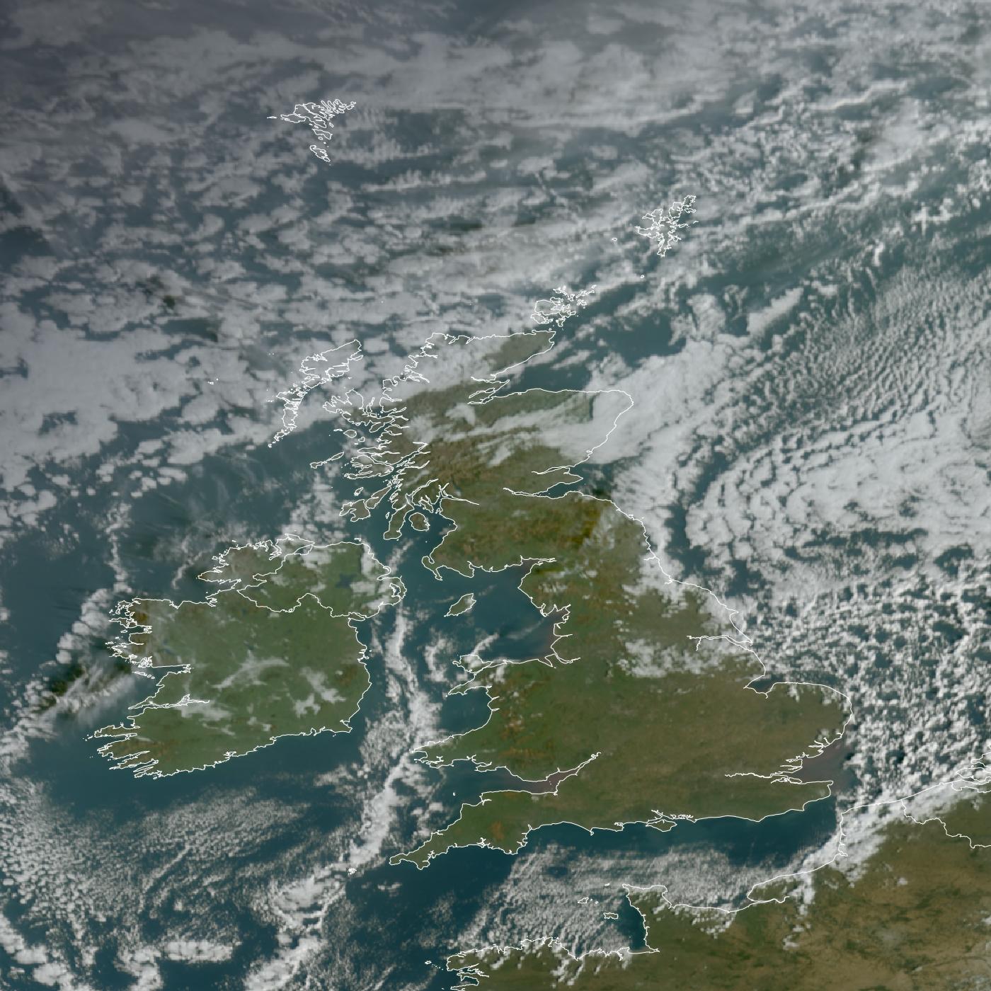 EUMETSAT satellite image