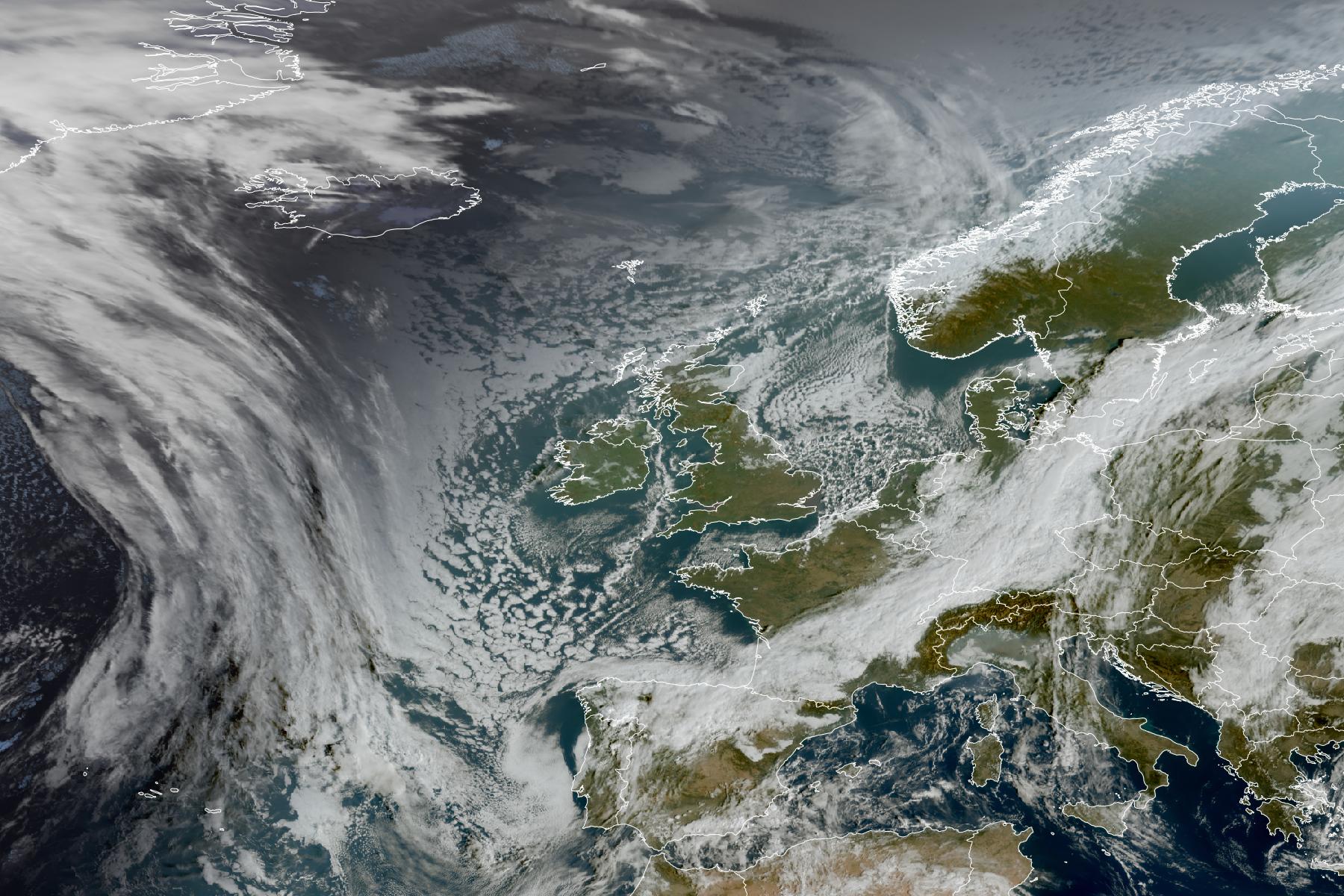 EUMETSAT satellite image