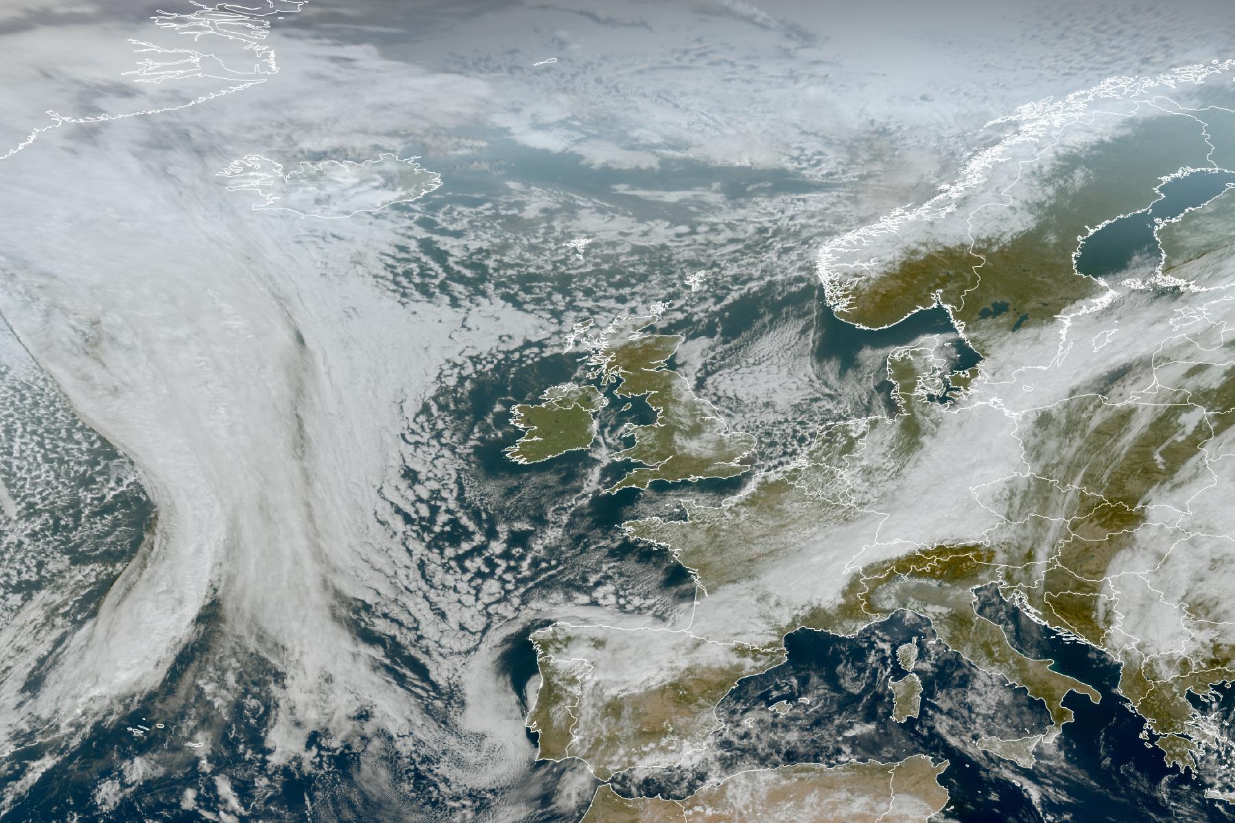 EUMETSAT satellite image