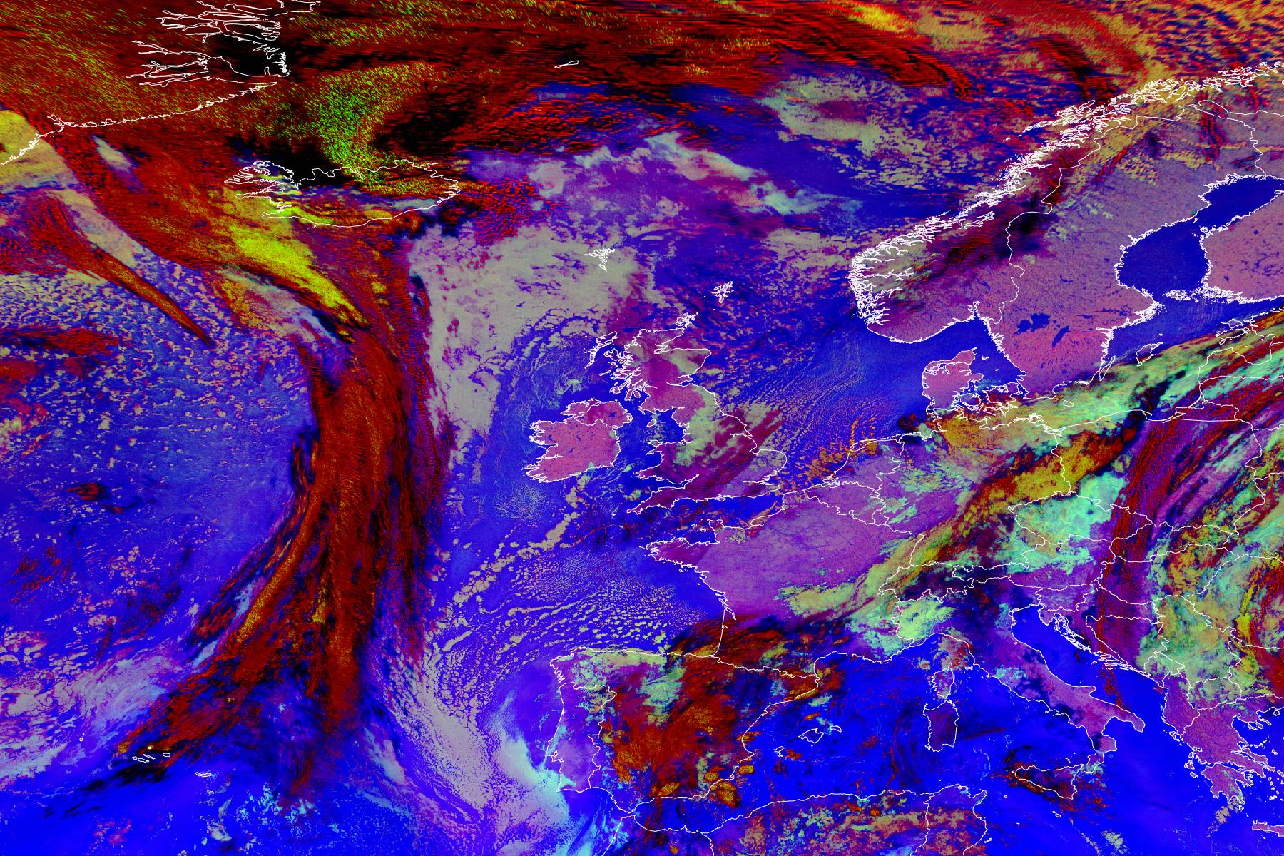 EUMETSAT satellite image