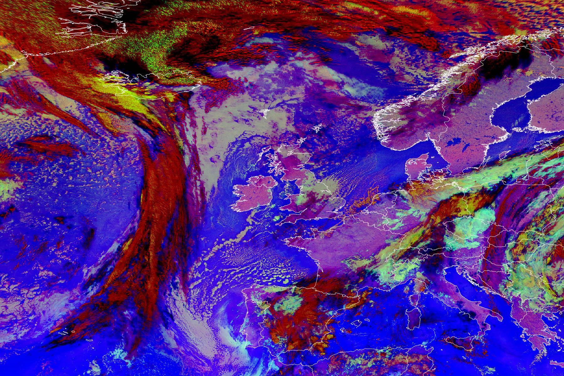 EUMETSAT satellite image
