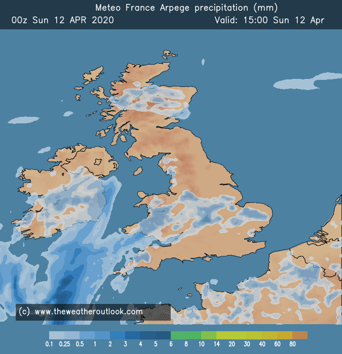 Arpege forecast chart 1