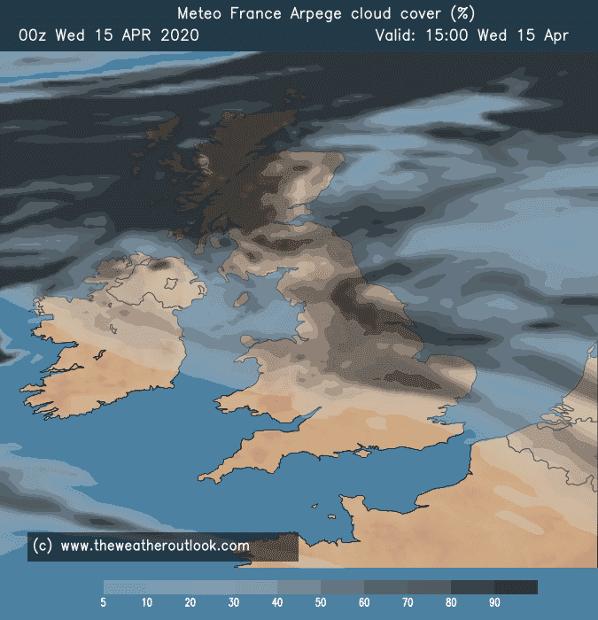Arpege forecast chart 1