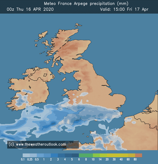 Arpege forecast chart 2