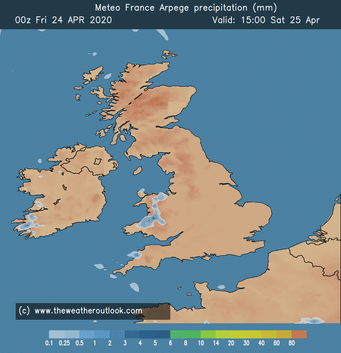 Arpege forecast chart 2