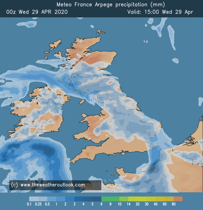 Arpege forecast chart 1