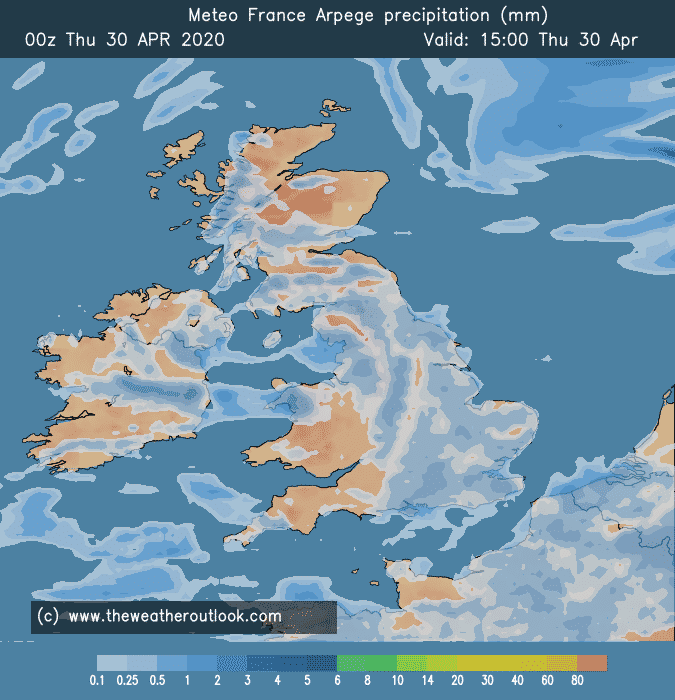 Arpege forecast chart 1