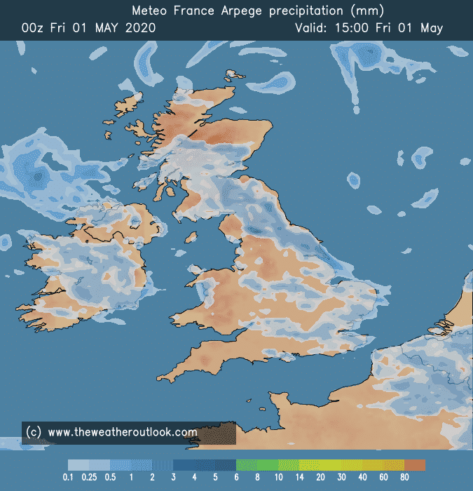 Arpege forecast chart 1