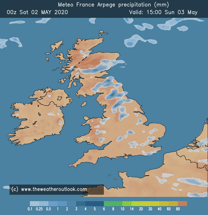 Arpege forecast chart 2