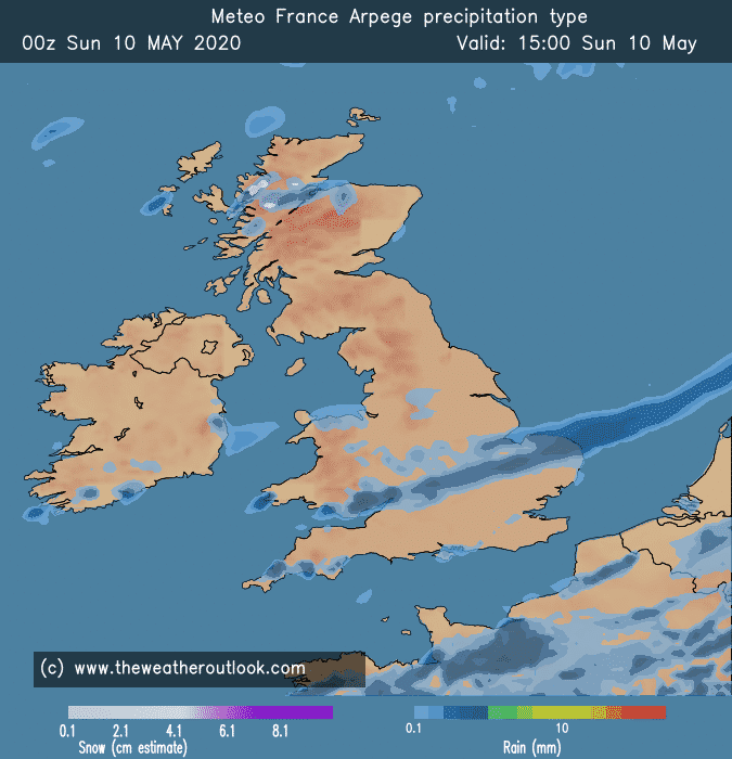 Arpege forecast chart 1