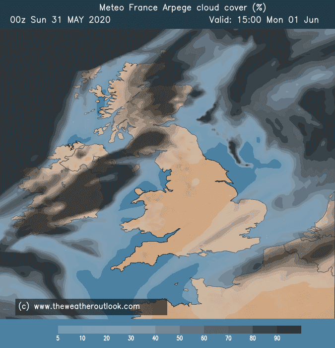 Arpege forecast chart 2