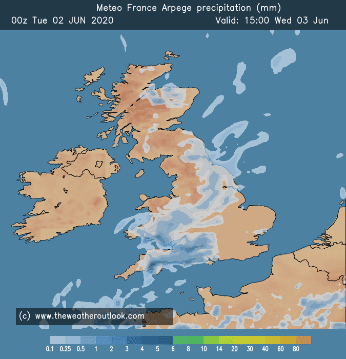 Arpege forecast chart 2