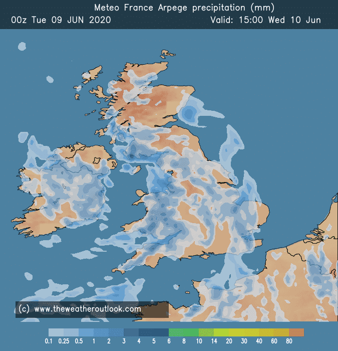 Arpege forecast chart 2