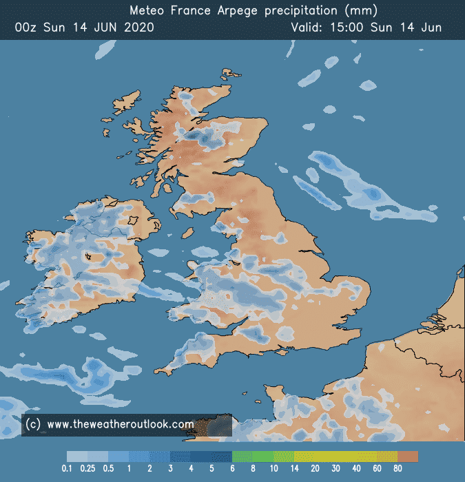 Arpege forecast chart 1