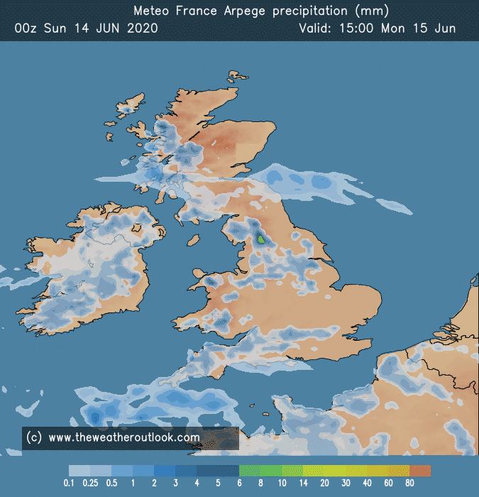 Arpege forecast chart 2