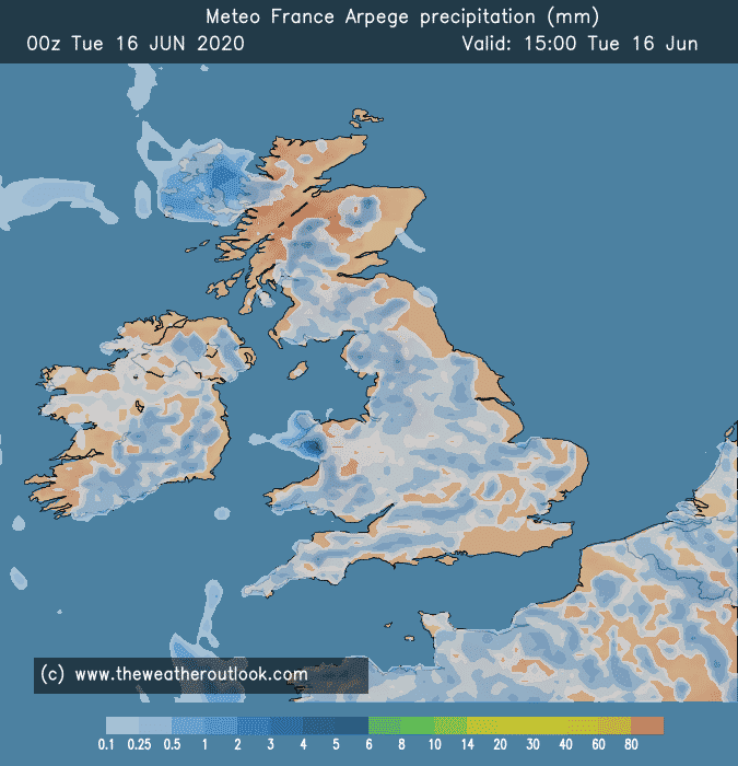 Arpege forecast chart 1