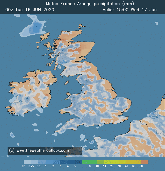Arpege forecast chart 2