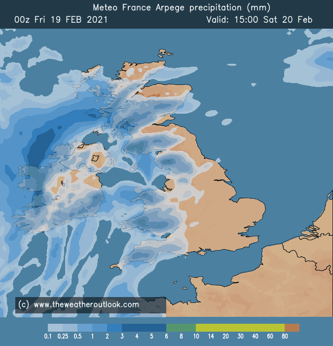 Meteo France Arpege chart 2