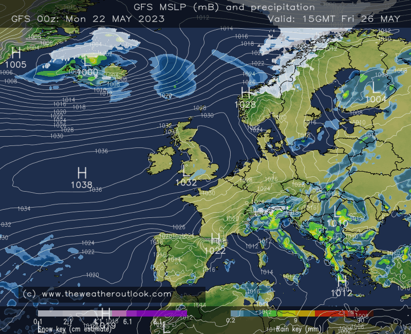 High pressure dominates this week