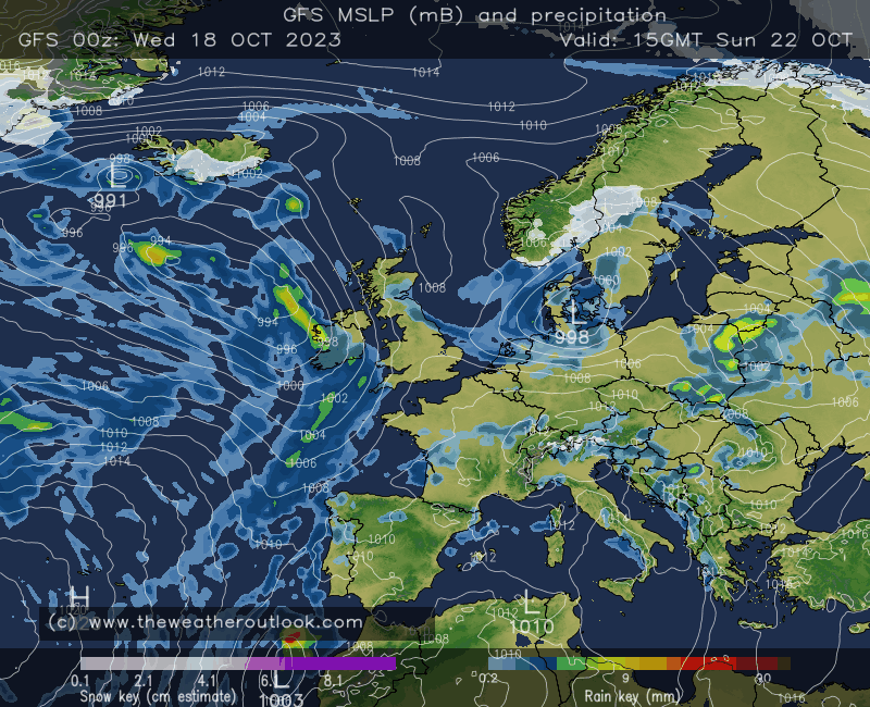 Storm Babet brings strong winds and heavy rain