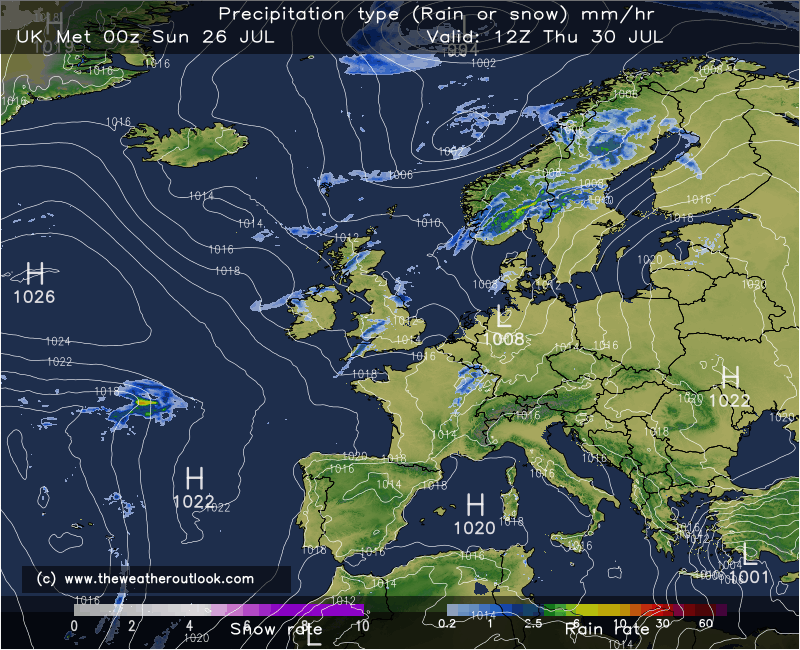 UK Met Office Global surface conditions