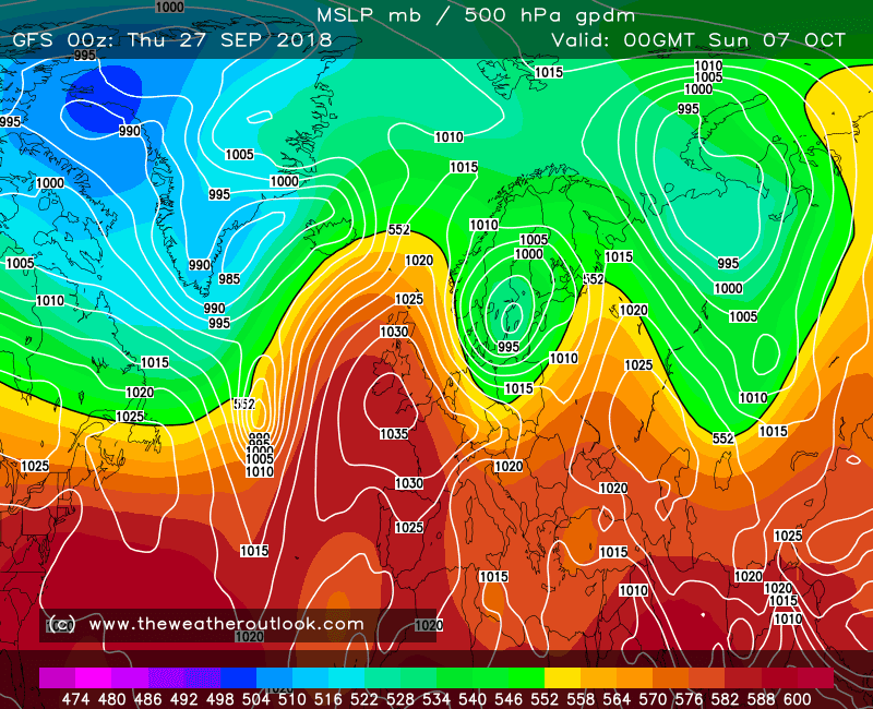 GFS forecast chart 1