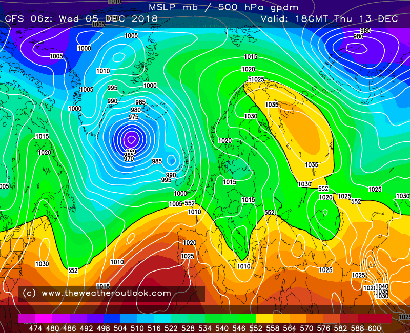 GFS 06z 850hPa temperatures