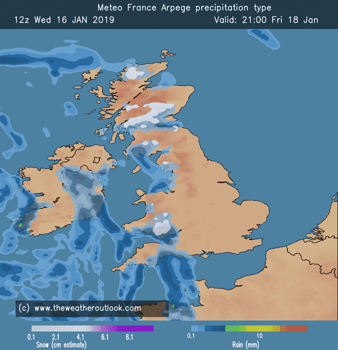 Arpege 12z precipitation type