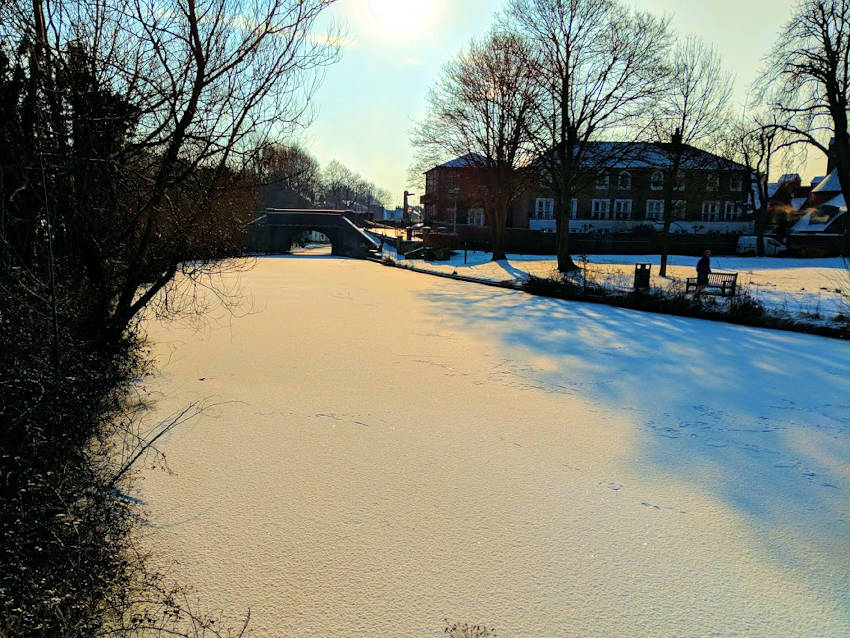Grand Union canal in Berkhamsted, February 2018