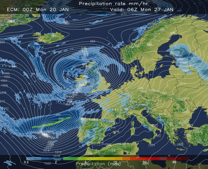 ECM forecast chart