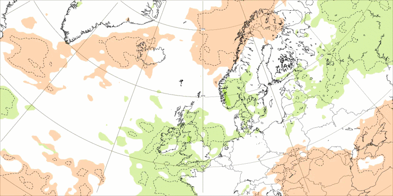 ECMWF rain anomalies