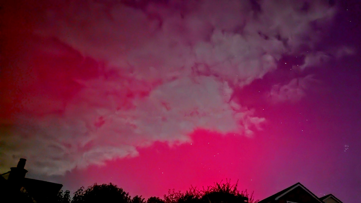 Northern lights in Berkhamsted