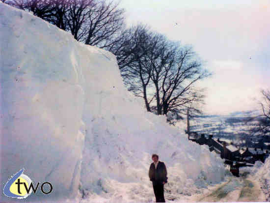 Snow scene winter 1979/79