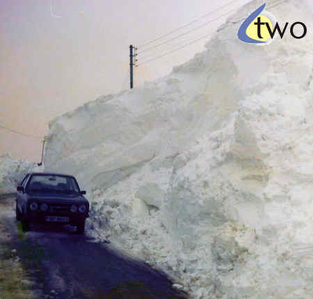 Huge snow drift winter 1979/79