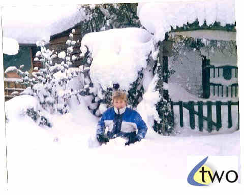 Deep snow, winter 1978/79