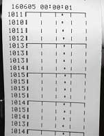 Barograph log