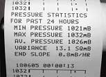 Barograph log