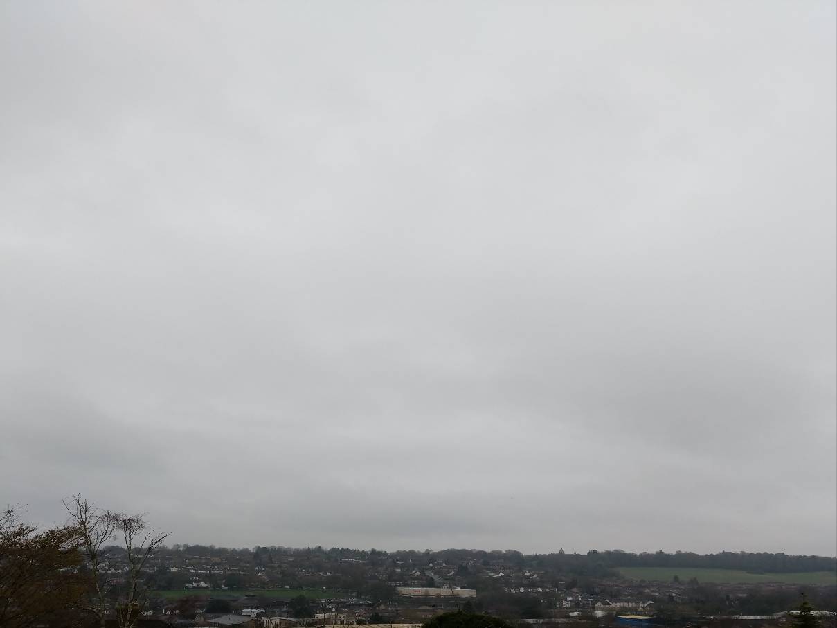 Berkhamsted, Hertfordshire, Overcast and damp. 7.9C. ...